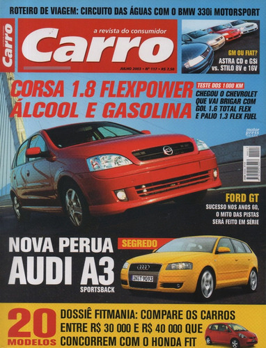 Carro Nº117 Corsa Omega Honda Accord Astra Gsi Cd Stilo 1.8