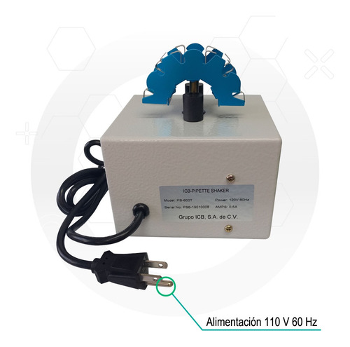 Agitador De 6 Pipetas Tipo Thomas Para Hematología. 2500rpm