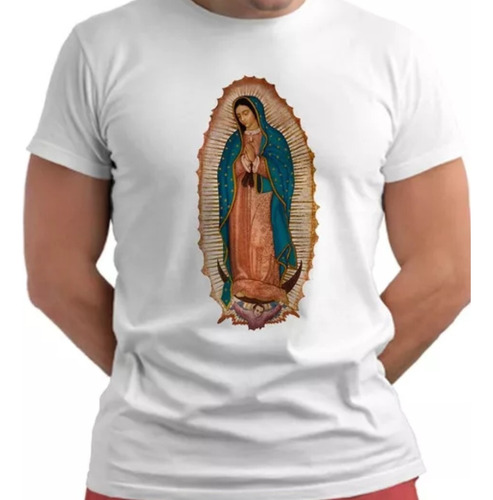 Playera Virgen De Guadalupe Camiseta Virgen María Tepeyac