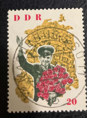 Sello Correo Alemán Rda Valiosos 11 Sellos Alemania Lote (Usado)