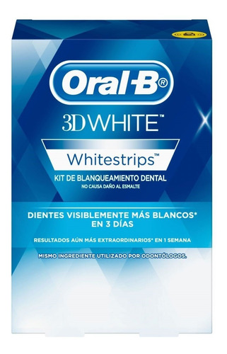 Oral-b Tiras 3d Blanqueadoras Whitestrips Magistral Lacroze