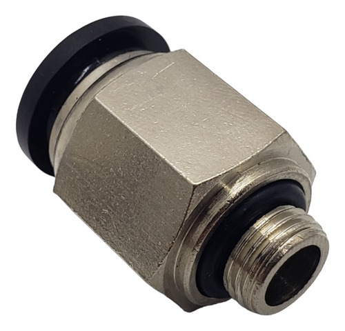 Conector Recto Neumático Rosca Macho 1/4 X P/ Tubo 10mm 