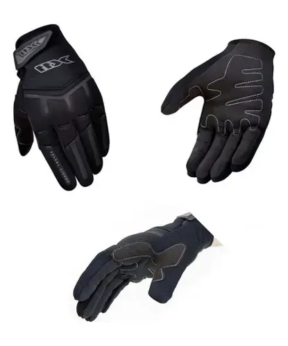 Luva X11 Fit X Motociclista Antiderrapante Preto Touch Screen Tam...