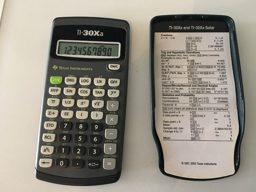 Calculadora Cientifica Texas Instruments Ti-30xa