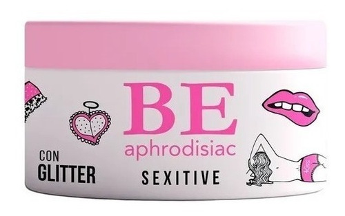 Crema Sexitive Be Aphrodisiac Corporal Perfumada Con Brillos