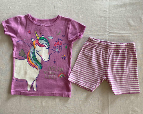 Carters. Pijama Lila Unicornio. Nena. Talle 3 #atu108