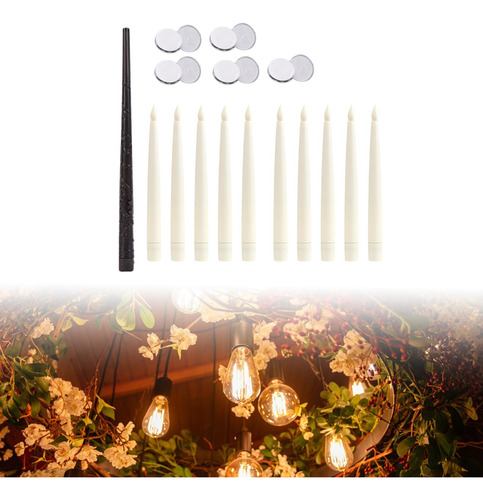 Velas Flotantes Colgantes Velas Led Eléctricas 20 Piezas