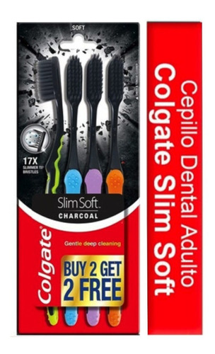 Pack Colgate Slim Soft 4 Unidades