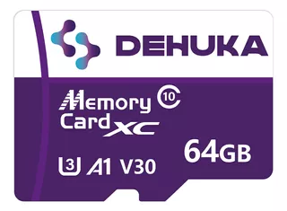 Tarjeta de Memoria Micro SD 64GB Dehuka