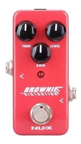 Pedal De Efecto Nux Nds2 Mini Core Distorsion Brownie Color Rosa