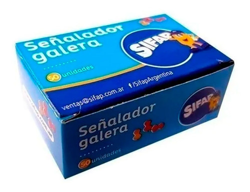 Señalador Chinche Galera Colores X50 Unidades Sifap 0365