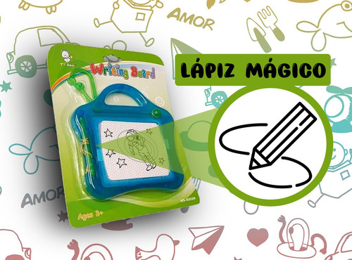 Imagen 3 de 10 de Juguete Pizarra Chica Infantil Magica Magnetica Con Lapiz
