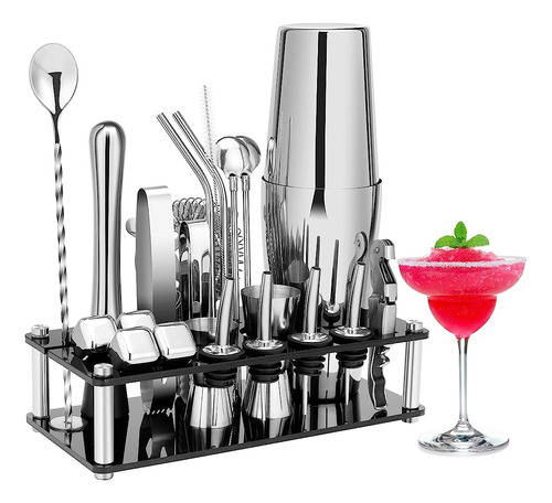 Cocktail Shaker Set, Kit De Barman De Acero Inoxidable Bosto