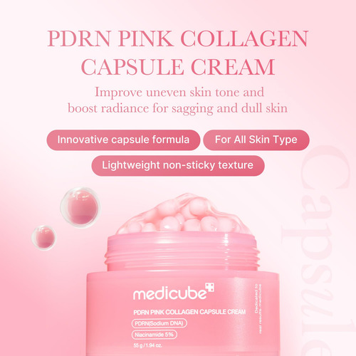 Hidratante Medicube Salmon Dna Pdrn Creme De Colágeno Rosa 6