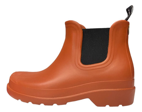 Botas De Goma Impermeables Lluvia Humms Emma Mujer Elástico