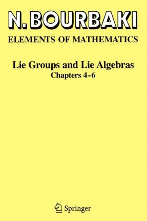 Libro Lie Groups And Lie Algebras : Chapters 4-6 - Nicola...