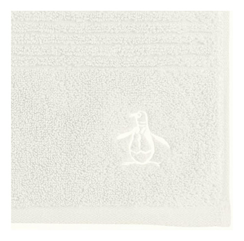 Original Penguin, Toalla Manos 100% Algodón, Color Blanco,