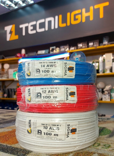 Imagen 3 de 8 de Cable Thw Calibre 12 Marca Sigma