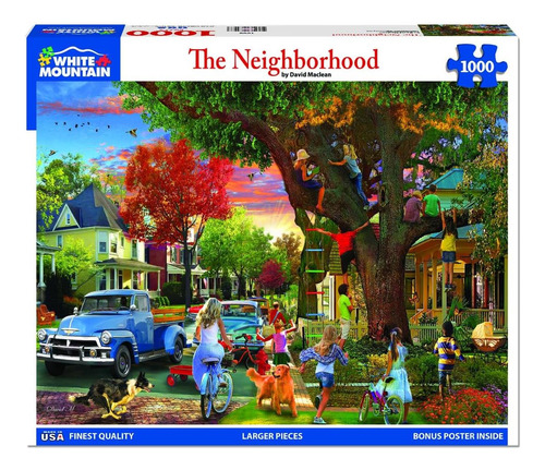 White Mountain Puzzles - El Barrio - Rompecabezas De 1000 Pi