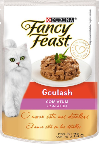 Fancy Fest Pouch Goulash Con Atun 85 Gs X 15 Unidades