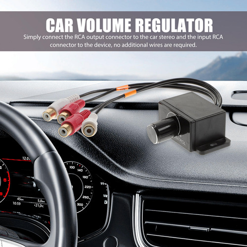 Amplificador Estéreo Para Coche, Nivel De Ganancia, Bajo, Co