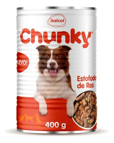 Lata Chunky Dog Estofado 400 Gr