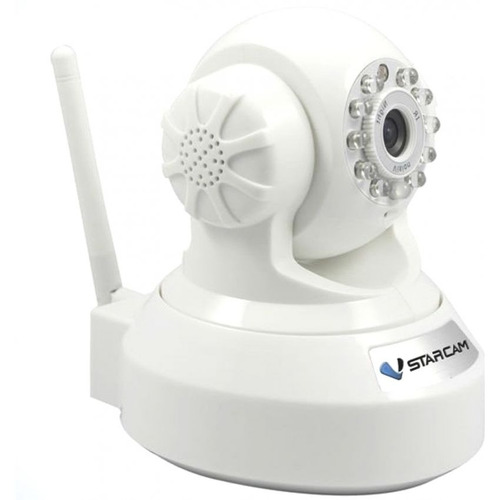 Cámara Seguridad Red Ip Vstarcam Robotica Wifi H6837wi-blanc