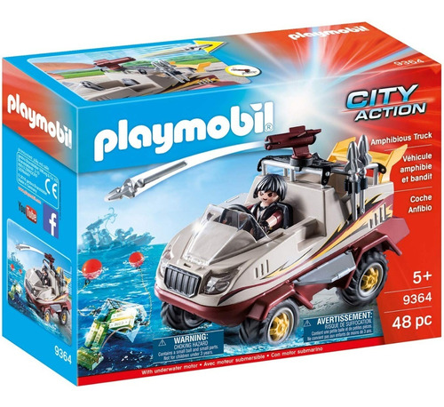 Playmobil Coche Anfibio Con Accesorios 9364 Titanweb