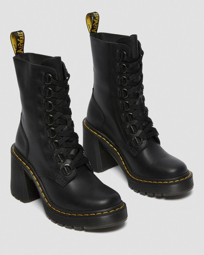 Dr. Martens Botas Con Tacón Acampanado Para Mujer Chesney