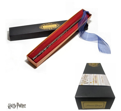 Imagen 3 de 6 de Combo Varita Hermione +bufanda Media Gryffindor Harry Potter
