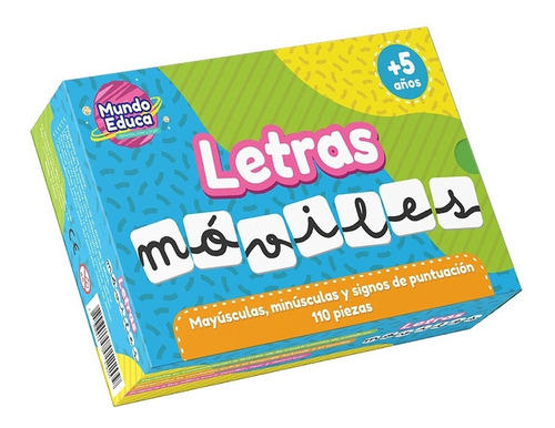 Set Letras Móviles Mundo Educa - Adetec