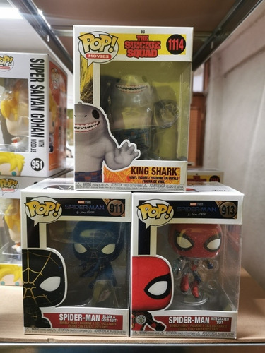 Imagen 2 de 2 de Spiderman No Way Home Funko Pop Set 3 Figuras
