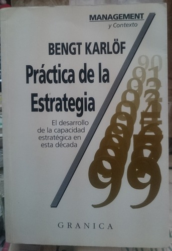 Práctica De La Estrategia - Bengt Karlöf&-.