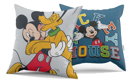 Almohadon Piñata Mickey & Pluto Color Azul