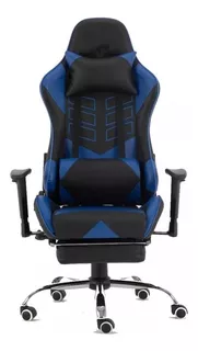 SILLA BUTACA GAMER RECLINABLE APOYAPIES LUMBARES BRAZOS