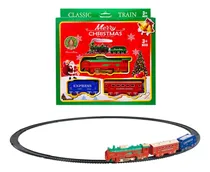 Comprar Locomotora para ferromodelismo Ecyfit Tren de Navidad analógico 220V