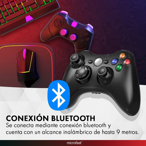 Imagen 4 de 6 de Joystick Para Xbox Bluetooth Inalámbrico Vibración 2.4ghz
