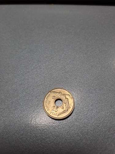 Moneda España 25 Pesetas 1990 (Usado)