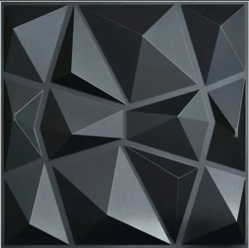 Panel decorativo 3D Mod. Diamante Negro – Paneles Decorativos 3D