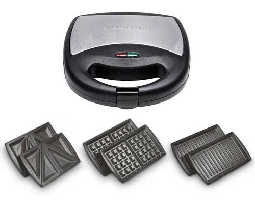 Sandwichera Waflera Grill Panini 3 En 1 Ultracomb Sw-2801