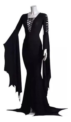 Disfraz De Bruja Fantasma Sexy Para Mujer Morticia Addam2023