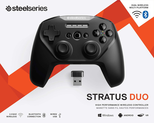 Controlador De Juegos Inalámbricos Stratus Duo Stratus-compa