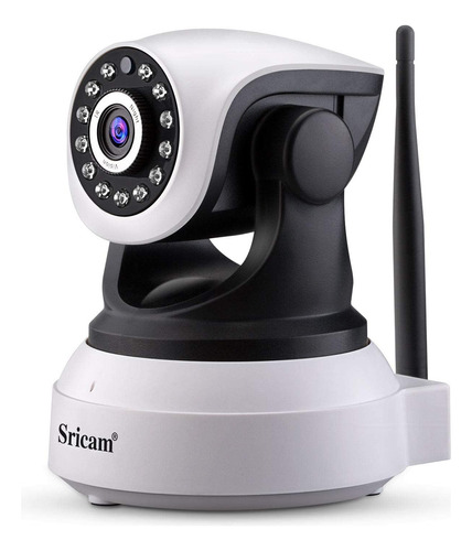 Cámara de seguridad Sricam SP017 con resolución de 3MP visión nocturna incluida blanca 