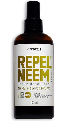 Repel Neem Flores E Ervas Spray 180ml - Openeem (uso Humano)