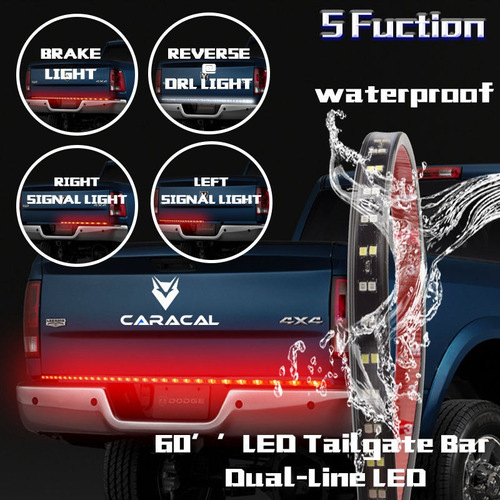 Redline 60  Camioneta/suv Led Portón Trasero Luz Bar Funcion