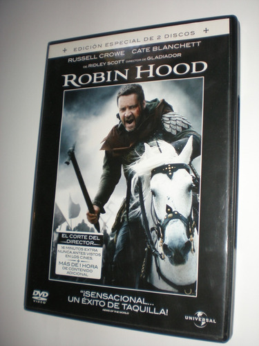 Robin Hood Russell Crowe Edicion Especial 2 Dvd Ridley Scott