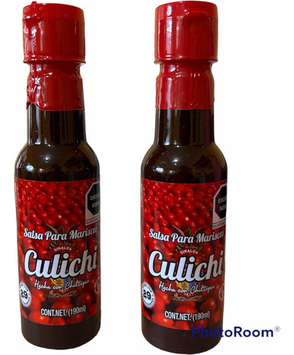 Salsa Culichi Negra Marisquera 190ml 5 Piezas