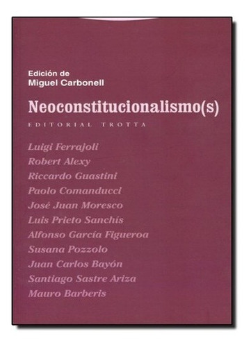 Neoconstitucionalismo(s) - Aa. Vv