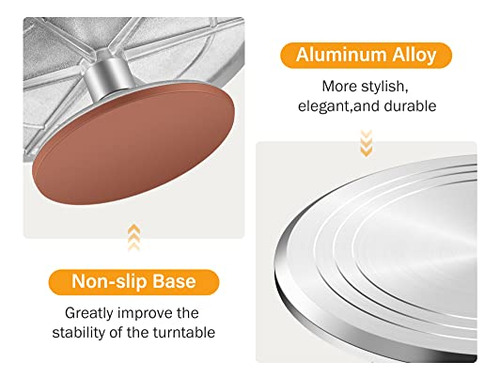 Soporte Giratorio Para Tartas Kootek De Aleación De Aluminio