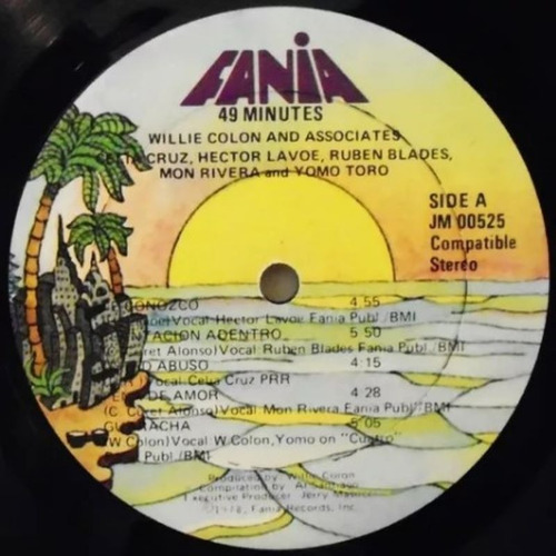 Willie Colon & Associates: 49 Minutes - Vinilo Salsa 1978 (Usado)